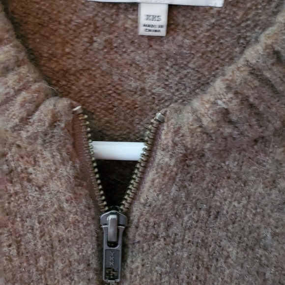 Madewell York zip pullover sweater xxs - Picture 4 of 5